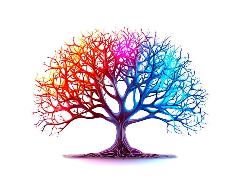 Colorful Mind Tree