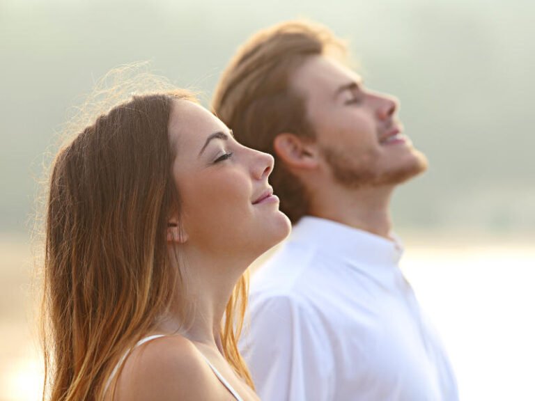 Couple Breathing Together