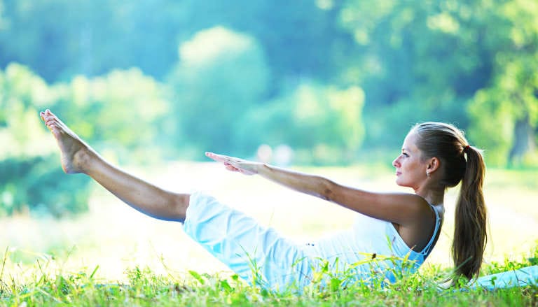 V-Sit Yoga Pose